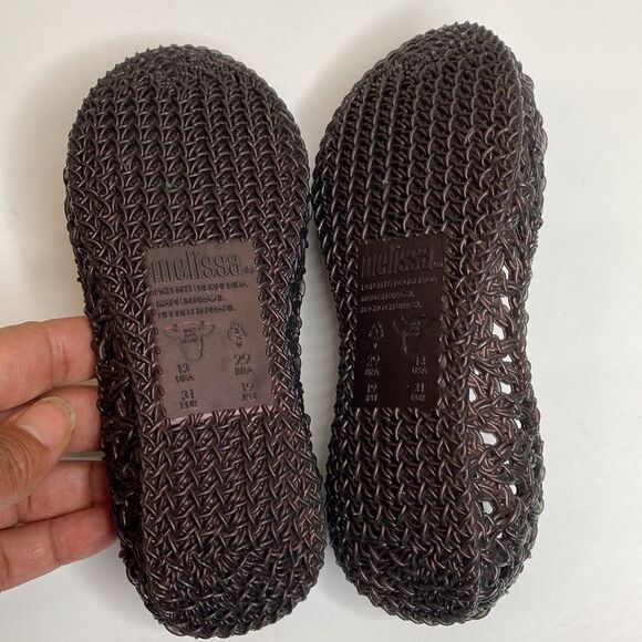 Mini Melissa Campana Crochet Jelly  Ballerina Flats Size13 - Picture 8 of 8